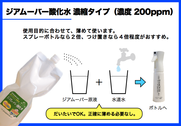 ジアムーバー酸化水詰め替えパック1000ml