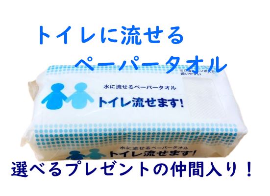 ペーパータオル仲間入り